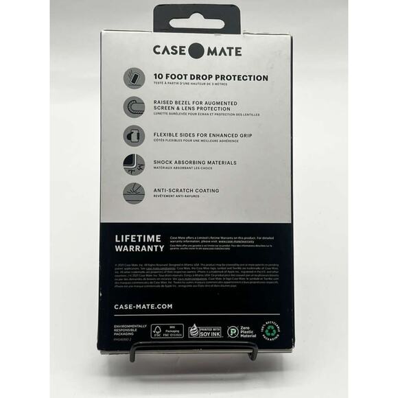 Case-Mate Case for Apple iPhone 13 Twinkle Ombre Anti-Scratch, Plant-Based - Picture 2 of 3